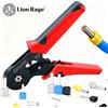 lion rage Pinza per crimpare cavi 0,25-10mm2 AWG22-8 Pinza per terminali tubolari con ghiera per capacità di crimpatura elettrica domestica fino a 10 mm2