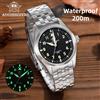 ADDIESDIVE Orologio meccanico automatico classico da uomo 200 m resistente all'acqua C3 Luminoso orologio vintage in acciaio inossidabile 316L AD2519