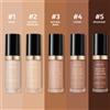 ibcccndc Lakerain Correttore impermeabile a 5 colori Fondotinta opaco ad alta copertura per il controllo dell'olio per cicatrici da acne e occhiaie Cosmetici
