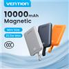 Vention [Certificazione CCC] Power Bank Magnetico Vention 22.5W 10000mAh Portatile, Caricabatterie Wireless Veloce 15W per iPhone 17 16