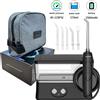 H2ofloss Idropulsore Portatile 570ml, Irrigatore Orale 140PSI, 6 Modalità, 5 Punte con Borsa da Viaggio, Ricaricabile USB per Pulizia Dentale