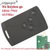 Jingyuqin per Renault Megane Ill Scenic Ill Laguna Fluence 2008-2016 Chiave A Distanza Auto ID46 PCF7941 4BT No-KeylessGo + Chiave Di Emergenza