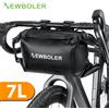NEWBOLER NUOVA borsa per tubo anteriore per bici da 7 litri borsa per cestino per manubrio per bicicletta impermeabile borsa per telaio anteriore per ciclismo accessori per biciclette