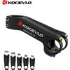 KOCEVLO Attacco manubrio per bicicletta MTB ultraleggero in carbonio 115g -17 gradi 70/80/90100/110mm 31,8MM Attacco manubrio per bici da strada in carbonio