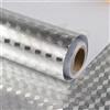 ctzsoop Adesivi murali resistenti alle alte temperature da 40 cm Pellicola resistente all'olio Carta stagnola di alluminio impermeabile per armadi Stufe Ristrutturazione