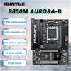JGINYUE B850M AURORA-B Nuova scheda madre M-ATX per AMD ® Ryzen 7/8/9000series Desktop PC DDR5 RAM PCIe5.0 Gioco Ufficio Video No-WiFi