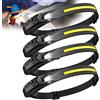 ZHIYU Lampada frontale a LED COB Lampada frontale a induzione Batteria incorporata Torcia frontale ricaricabile USB Faro con sensore da pesca da campeggio esterno
