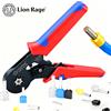 lion rage Pinza a crimpare con puntale HSC8 10-6 - Pinza professionale per terminali isolati con pressa a freddo per riparazioni elettriche e fai da te domestiche