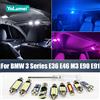YaLumei Auto Lampadine A LED Per BMW Serie 3 E36 E46 M3 E90 E91 Berlina Touring Interni Cupola Lampada Da Lettura Specchio Vanity Tronco Luce Accessori