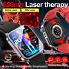 GUHUAVMI 2026 Nuovo 650nm Terapia Laser Grassi nel sangue Acido urico Pressione sanguigna Smart Watch ECG + PPG Preciso Monitor di salute Smartwatch per gli uomini