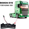 JIKEFUN Accessori per Camion RC HUINA 1501, Luce Occhio di Demone, Parti di Aggiornamento per Trattore Telecomandato Modello 770S