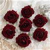 smr 10/30 pz Fiori Artificiali Casa Camera Tavolo Matrimonio Sposa Polso Rose di Seta Testa Materiale Confezione Regalo Fai Da Te Festival Corona Decorativa