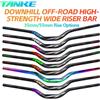 TANKE 31.8MM Mountain Bike Manubrio In Lega di Alluminio Bicicletta Riser Manubrio 55MM Aumento 780MM Lunghezza MTB Manubrio a Forma di Rondine