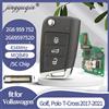 Jingyuqin 2G6959752 2G6959752D/AD 434MHz 5C/MQB49 Chiave A Distanza Dell'automobile Per VW T-Cross Polo 2017+ Skoda Golf Seat Keyless Entry Go Fob