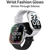 Lenovo Smartwatch Lenovo f101, Orologio Fitness da Uomo, Impermeabile, Monitoraggio Frequenza Cardiaca 24H, BT150, Orologio Sportivo Android per Donne