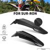 JFGRACING Parafango Anteriore e Posteriore Universale in Plastica Modificata, Allungato, per Moto Elettriche SURRON Sur-Ron, Dirt Bike, E-bike