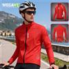 WOSAWE Giacca Antivento WOSAWE per Ciclismo, Impermeabile e Riflettente, Abbigliamento MTB per Mountain Bike, Cappotto da Bicicletta Comodo