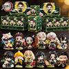Bandai Modellini Anime Demon Slayer in Vendita, 1-12 Pezzi, Personaggi Cartoon Tanjiro Kamado e Nezuko, Statuette in PVC, Ornamenti, Regalo per Bambini, Natale e Halloween