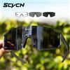 SCVCN Occhiali da trekking fotocromatici Occhiali da ciclismo Occhiali da sole sportivi per donna Occhiali da bici da strada MTB da esterno UV400 Uomo antivento