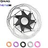 GOLDIX Rotore di bloccaggio centrale per bicicletta 140mm/160mm Dissipazione del calore cava Rottura del vento per accessori per freni a disco per mountain bike da strada