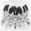 WOZOBUY Mini pinze pinze diagonali punta tonda piegata ago taglierina artigianale perline pinza isolata per strumenti di pinze per piccoli gioielli fai da te