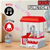 CONUSEA Macchina per artigli elettronica Gioco per arcade di caramelle Giocattolo Mini macchina per artigli Musica e luci Grabber Cattura bambola Giocattoli per bambini Regalo di compleanno per ragazza