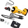 Taskstar 10000PSI Kit pistola per grasso elettrica a batteria con tubo flessibile da 39,4" Utensili elettrici a luce LED per perno batteria Makita 18V
