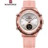 NAVIFORCE Nuovo NAVIFORCE Orologio Sportivo Casual Originale da Donna, Display LCD Digitale al Quarzo, Impermeabile 50M, Reloj Mujer