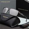 KINGSEVEN Occhiali da sole polarizzati da uomo Guida UV400 Occhiali antiriflesso di alta qualità Occhiali da uomo rettangolari causali Moda Occhiali da esterno