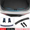 USVOTOV Per Tesla Modello Y Juniper 2025 2026 Soglia del Tronco Striscia TPE Tappetini Davanzale Guard Posteriore Cargo Kick Pad Protezione Accessori Interni