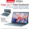 Lenovo Tastiera Originale Lenovo 12.7'' Yoga Tab Plus per TB520 YOGA Pad Pro, Cover Posteriore Multi-angolo 12.7 Pollici con Supporto Magnetico Regolabile