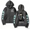 Bandai Demon Slayer Muichiro Tokit Felpa con cappuccio Anime Giacca Zip Up Casual Magliette e camicette Streetwear 2026 Autunno Inverno Manica lunga Pullover Uomo Donna