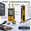 NOYAFA Tester per Cavi di Rete NOYAFA NF-8518 con Tracciatore di Fili Ottici, OPM, VFL, POE, NCV, Misurazione della Lunghezza e Funzione Flash