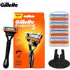 Gillette Rasoio da uomo Gillette Fusion 5 con lame a 5 strati Trimmer di precisione Bordo grande striscia di lubrificazione per una rasatura liscia e confortevole