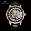 PAGANI DESIGN Orologio Meccanico Automatico da Uomo PAGANI DESIGN con Cinturino in Vera Pelle, Resistenza all'Acqua 30M, Vetro Sintetico Durevole, Casual PD-1638
