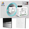 Diese Interruttore Luce Wireless RF433MHZ Senza Filo Neutro Richiesto 110V 220V Modulo Relè Mini con Singolo Filo Fase e Set Interruttore a Pannello Touch