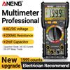 ANENG Multimetri Digitali Ricaricabili ANENG SZ818 Professionali, Tester AC/DC per Tensione, NCV, Amperometro, Voltmetro, HFE, Triodo e Condensatore