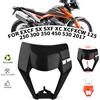 JFGRACING Faro universale Faro PP Maschera di copertura per KTM EXC SX SXS EXCF XCW SMR 125 150 250 300 350 450 500 525 Moto Ebike Parte
