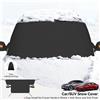 YZ Copertura per parabrezza anteriore per auto invernale YZ con strisce riflettenti, coperta da neve per auto, protezione antigelo impermeabile antigraffio Oxford