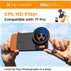 K&F CONCEPT Filtro 58 mm ND Variabile ND2-32 o Polarizzatore CPL per iPhone 17 Pro con Adattatore Magnetico in Alluminio MagSafe