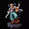 Bandai 26 cm/10,24 pollici One Piece Buggy L'uomo della Grande Linea Quattro Imperatori Modello Statua Figura Anime