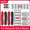 roborock Compatibile con Roborock Qrevo Master: Spazzola Principale, Spazzola Laterale, Filtro HEPA, Panni per Mocio, Sacchetto Raccoglipolvere, Parti di Ricambio e Accessori