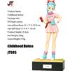 Bandai JT Studio JT085 Dragon Ball Serie Infanzia Statua di Bulma 30cm con Base, Figura da Collezione Anime e Modello da Esposizione per Scrivania