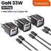 toocki Caricatore USB GaN Toocki 33W Ricarica Rapida PD Mini PPS Tipo C per iPhone 17 16 15 iPad Xiaomi Huawei Galaxy Samsung