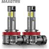 MAXGTRS 24000LM H7 H8 LED Canbus Senza Errori con Ventola H11 MINI Illuminazione a 3 Lati Faro Anteriore 12V 6500K Bianco