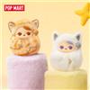 POP MART PUCKY Tap Tap Babies Series - Ciondolo in vinile e peluche Blind Box 1PC/6PCS Popmart Statuette da collezione, giocattoli in peluche carini