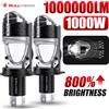 Dualvision Bullvision 1Pc H4 Proiettore A LED Faro Lente Canbus Faro 1000W 1000000LM 6500K Luce Per Auto Fascio Alto/Basso per Auto Moto