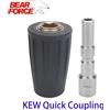 BEAR FORCE Adattatore per attacco attacco rapido per Nilfisk Alto KEW IPC Portotecnica STIHL Lancia per pistola per idropulitrice professionale