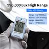 Snakol Mini Lux Meter Illuminometro digitale 999.900 Lux Misuratore di luce Lux/FC Misura Tester Sensore Fotometro Luxmetro