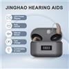 Jinghao Apparecchi Acustici Ricaricabili JINGHAO Retroauricolari, 20 Ore di Autonomia, Spegnimento Automatico, Ricarica Rapida, Amplificatore Acustico